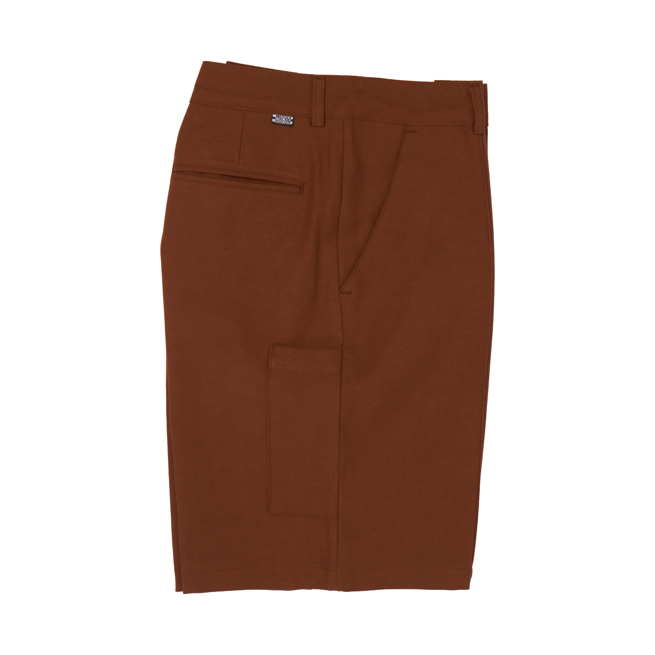 pintuck shorts / brown