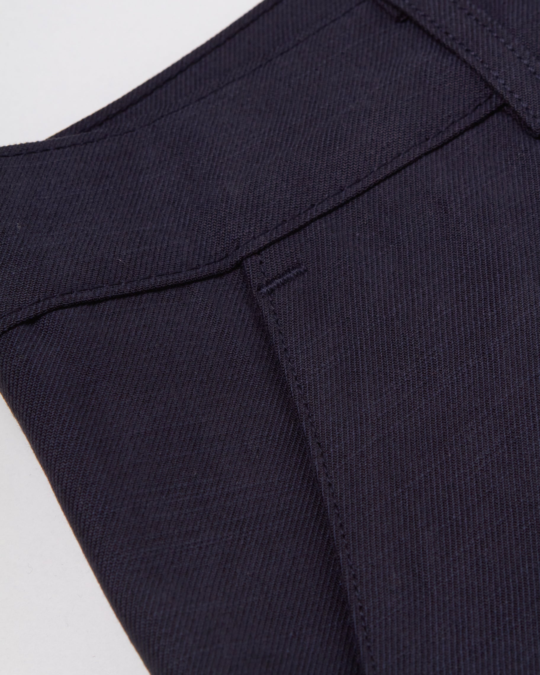 pintuck shorts / navy