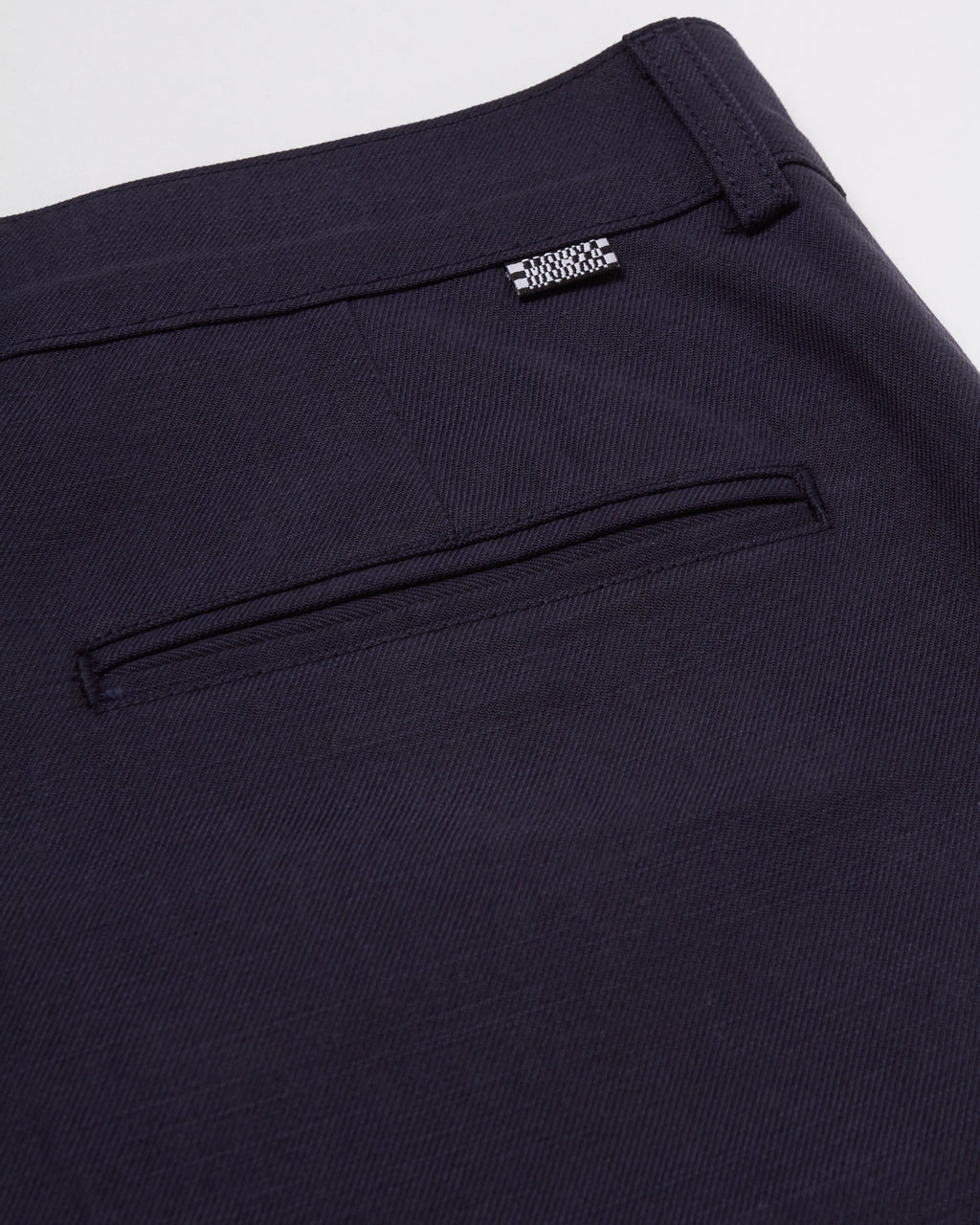 pintuck shorts / navy