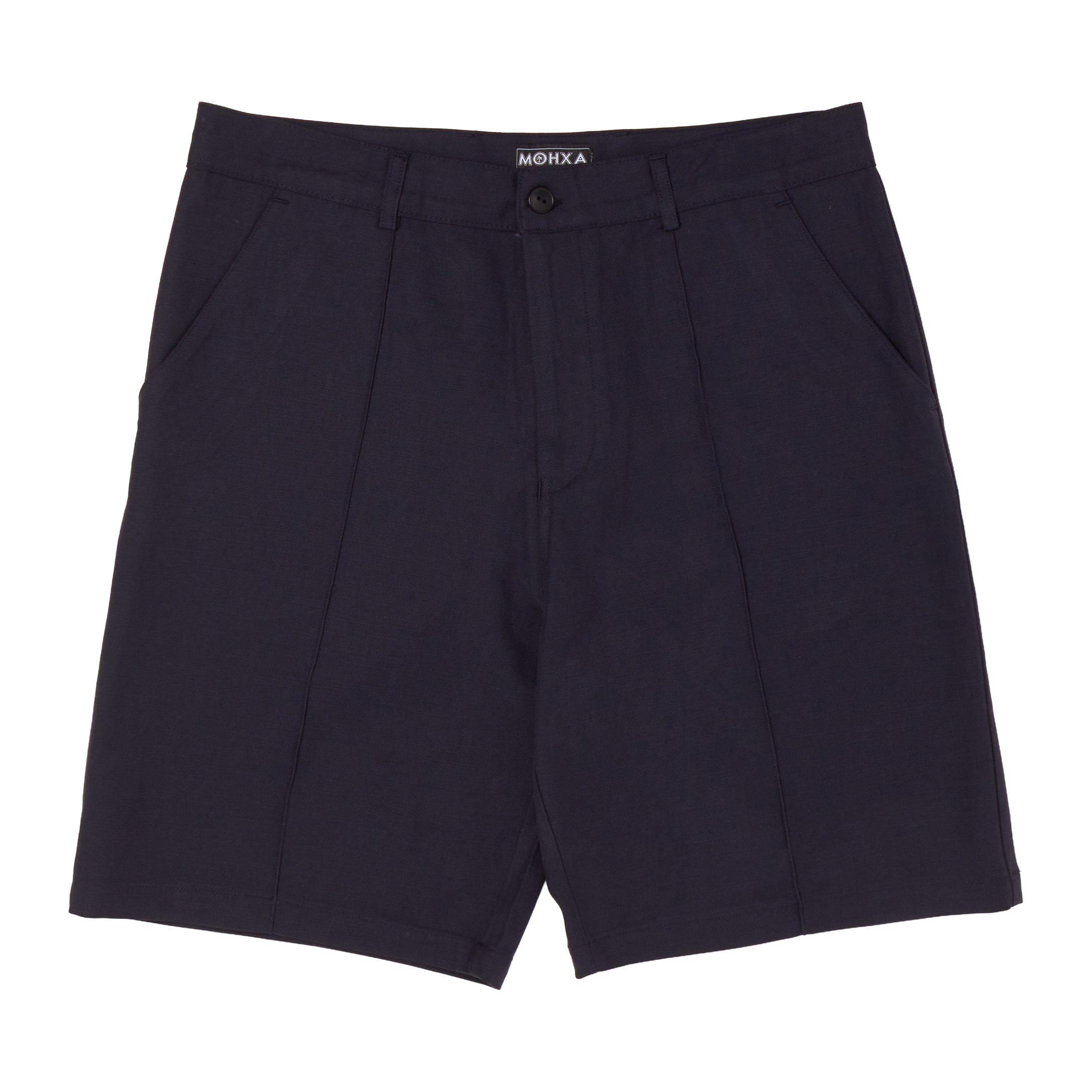 pintuck shorts / navy