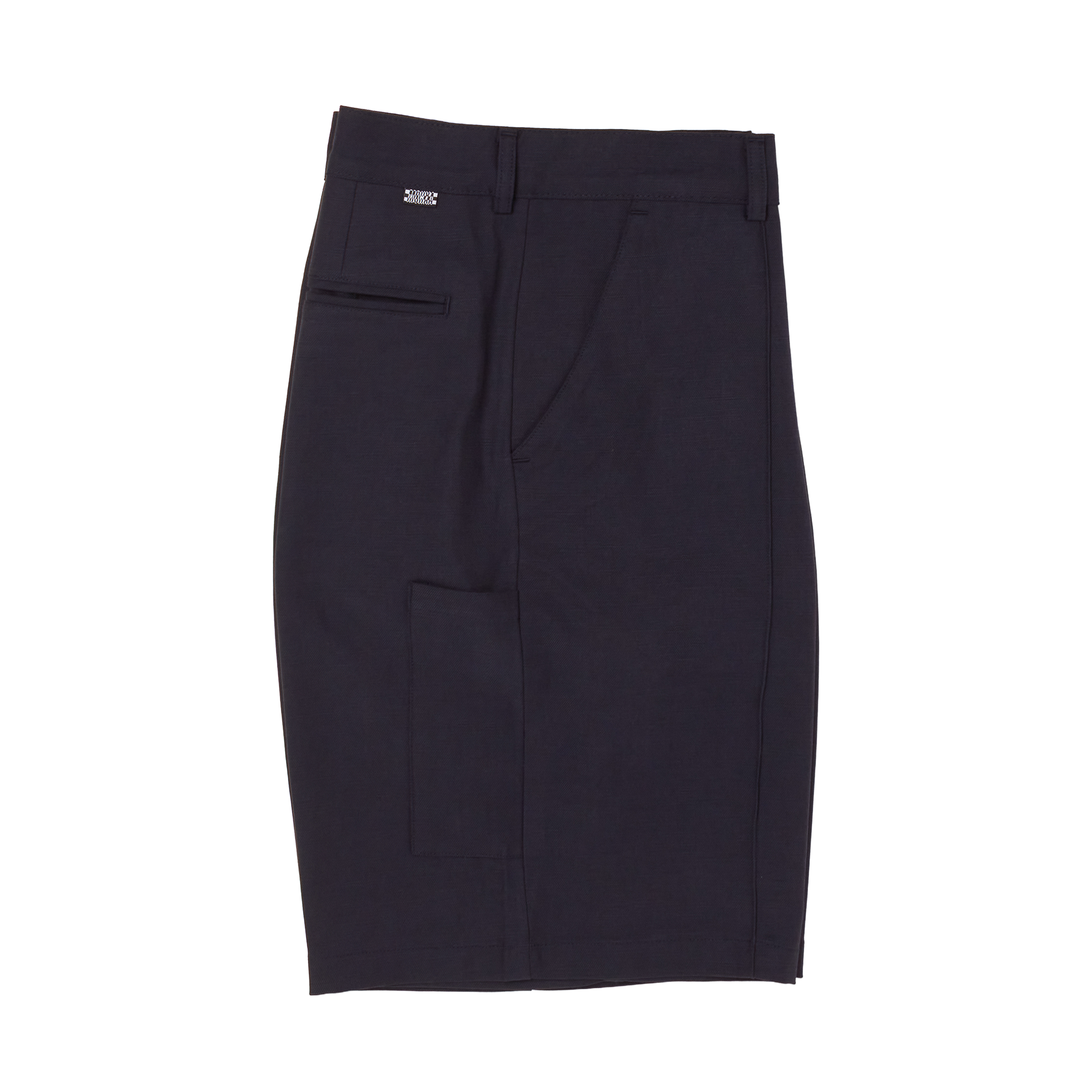 pintuck shorts / navy