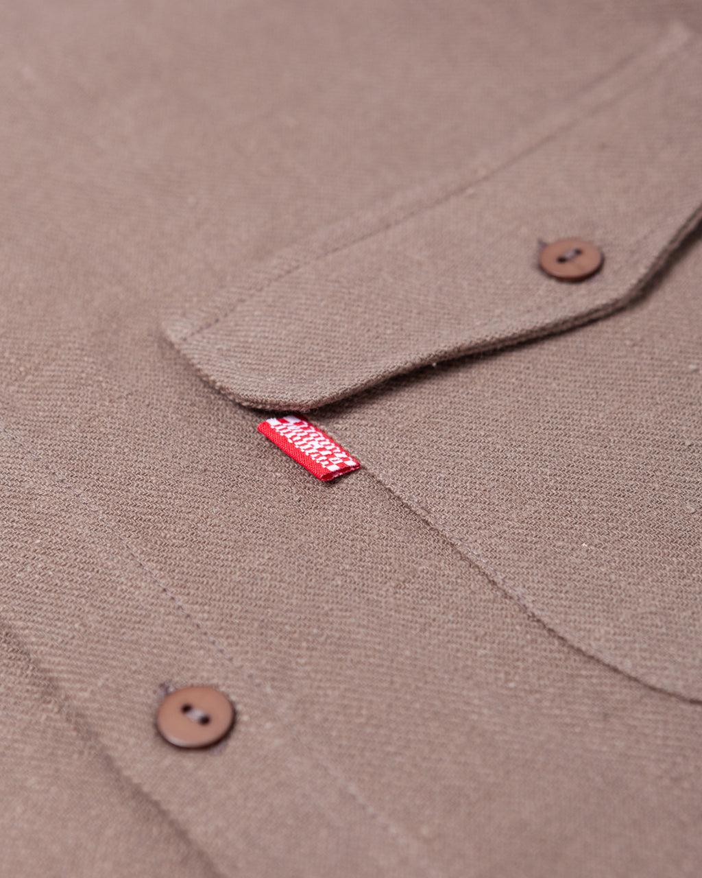ramie everyday shirt / taupe