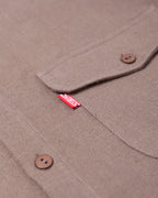 ramie everyday shirt / taupe