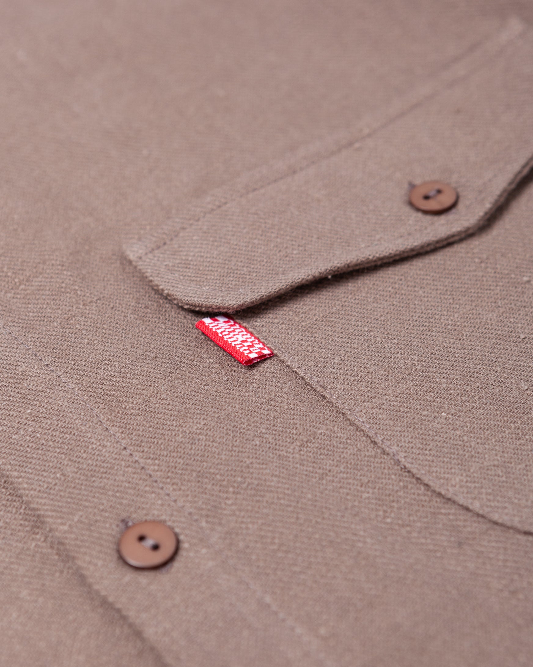 ramie everyday shirt / taupe