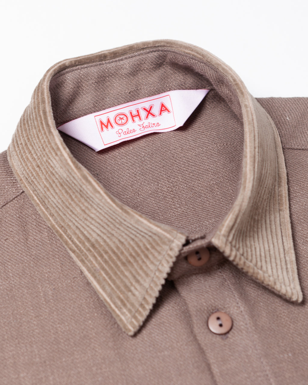 ramie everyday shirt / taupe