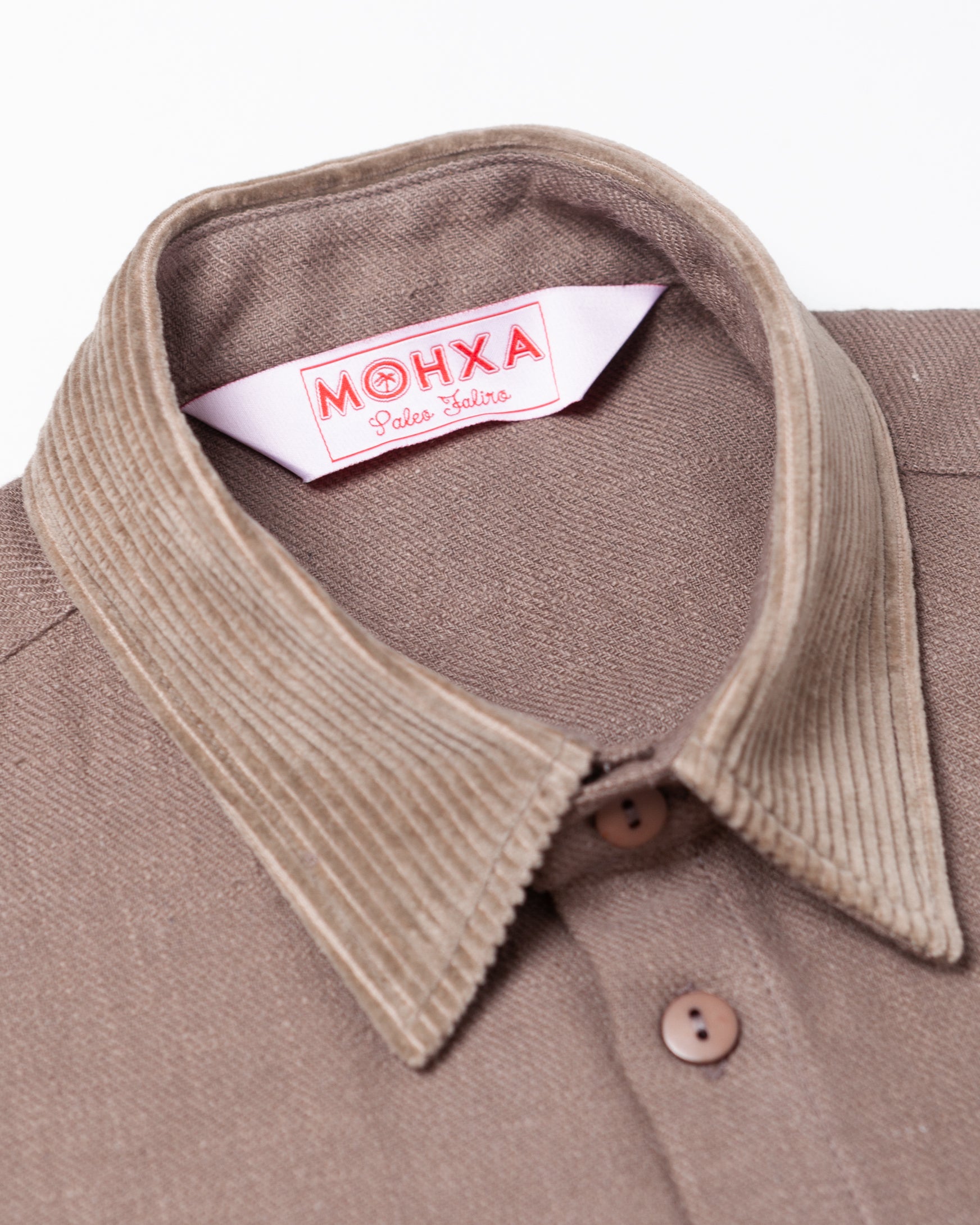 ramie everyday shirt / taupe