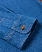 denim everyday shirt / indigo washed