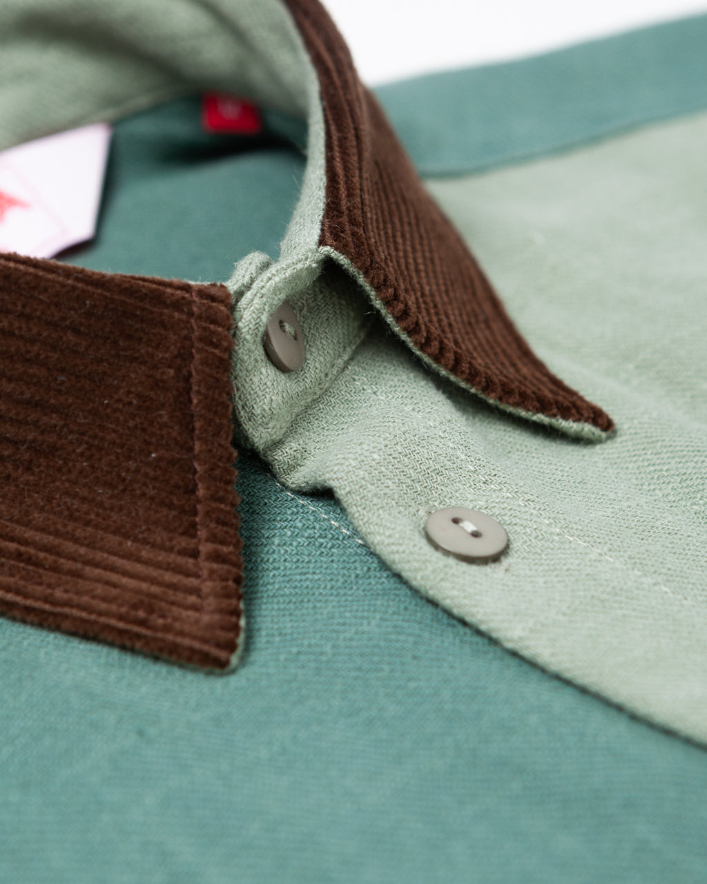 ramie everyday shirt / double green