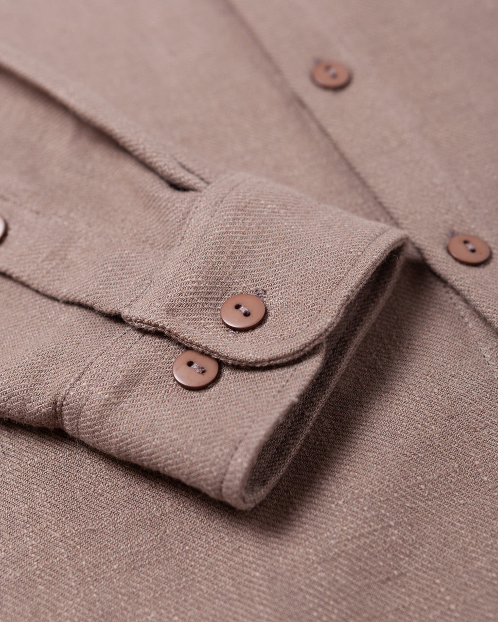 ramie everyday shirt / taupe