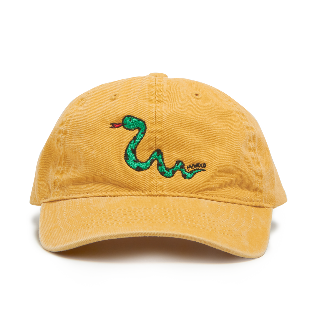 snake dad cap / sunflower