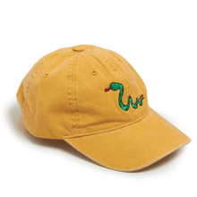Load image into Gallery viewer, snake dad cap / sunflower
