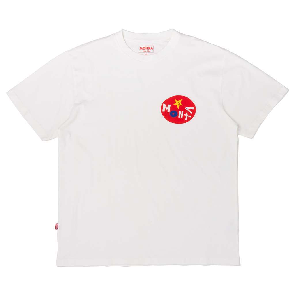 star tee / natural white