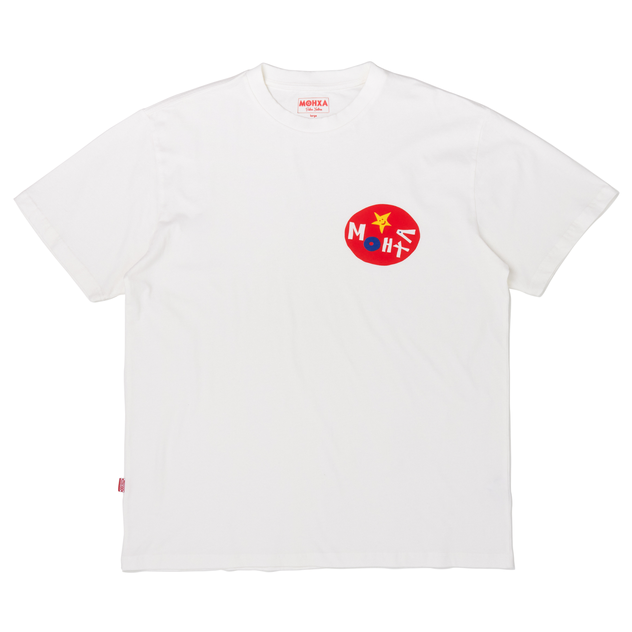 star tee / natural white