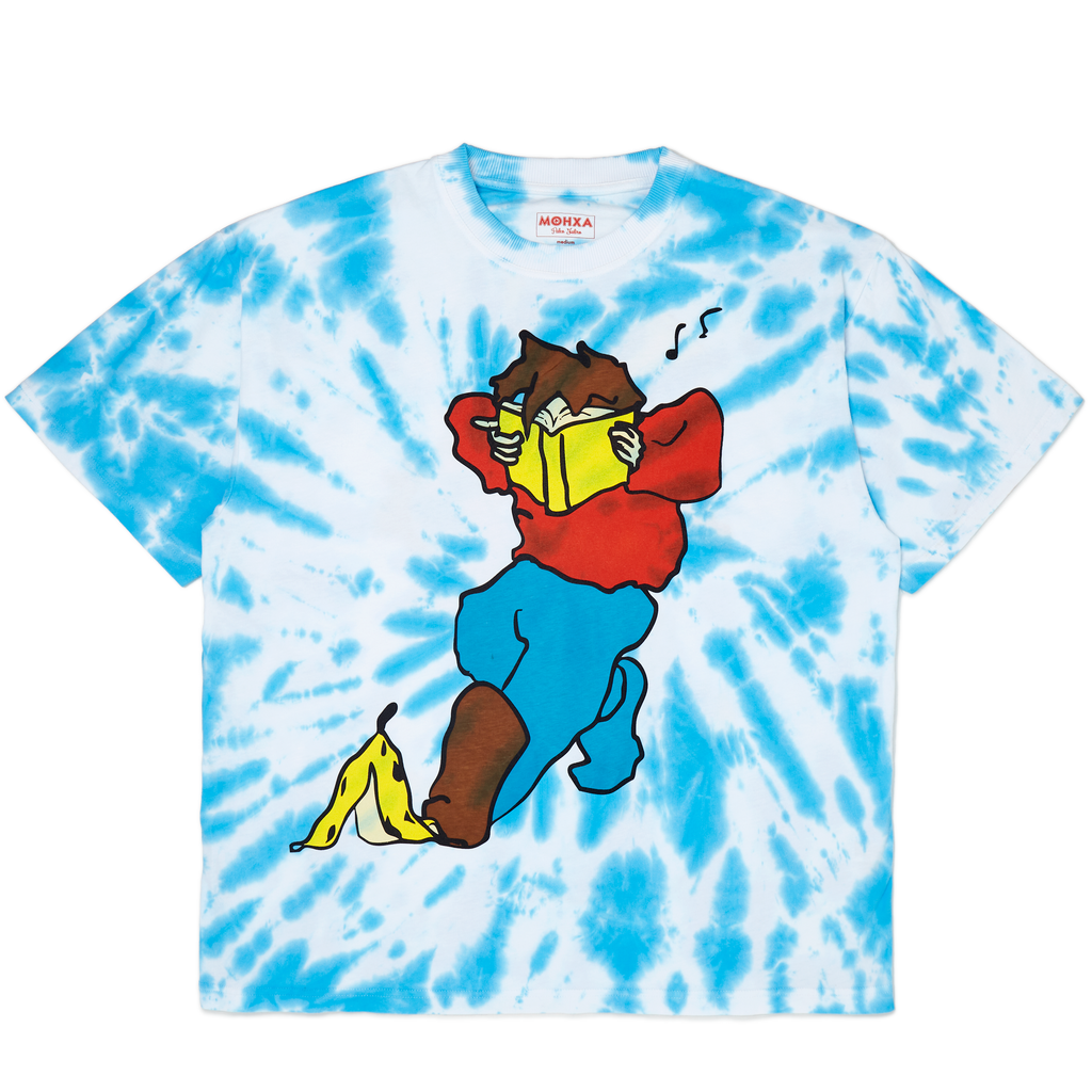 banana trip loose tee / tie dye