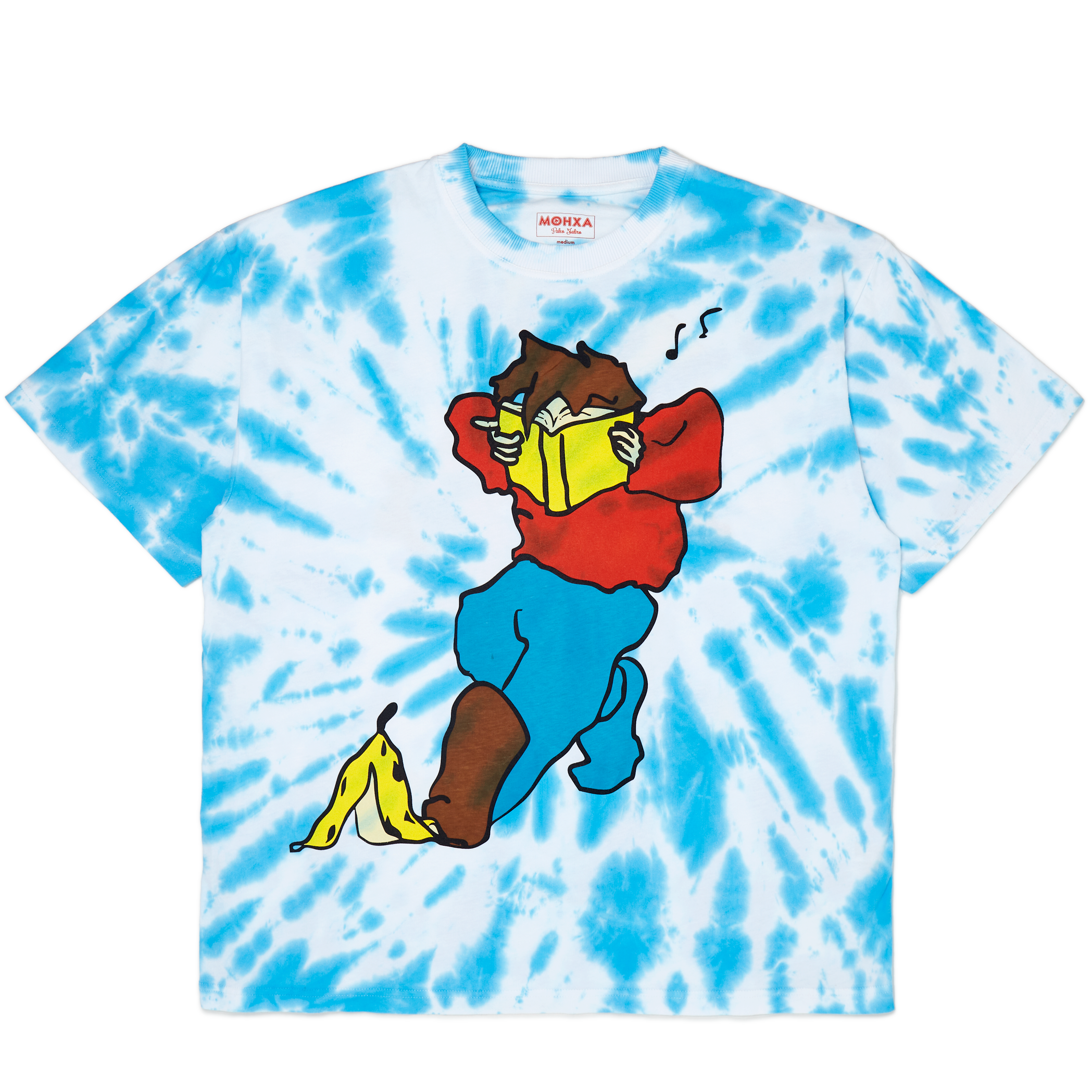banana trip loose tee / tie dye