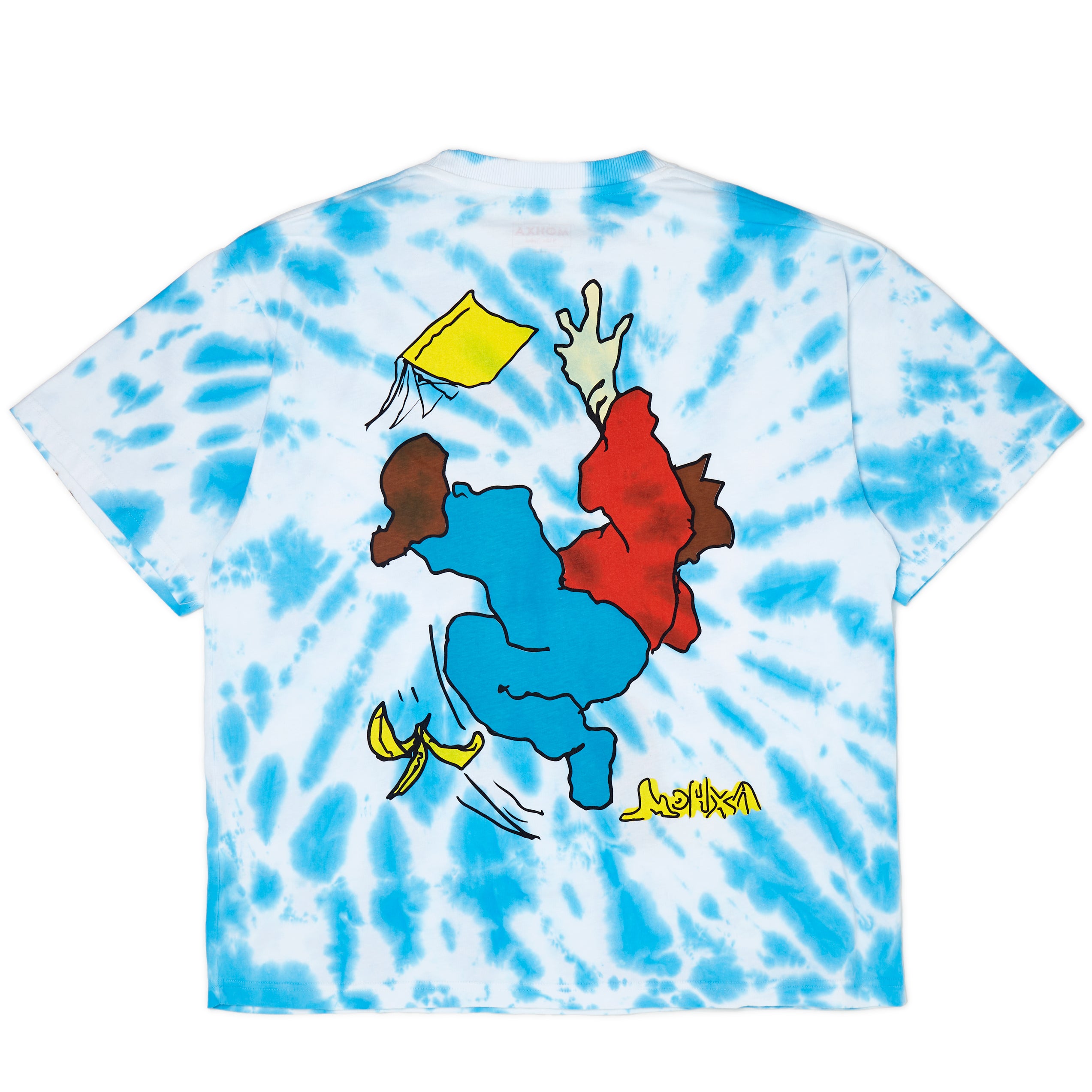 banana trip loose tee / tie dye