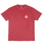 inverted palm logo tee / strawberry