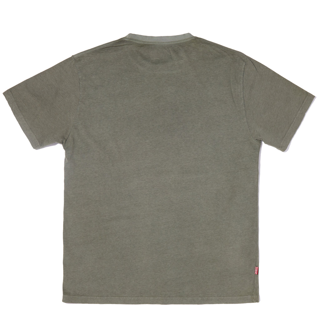 inverted palm logo tee / pickle