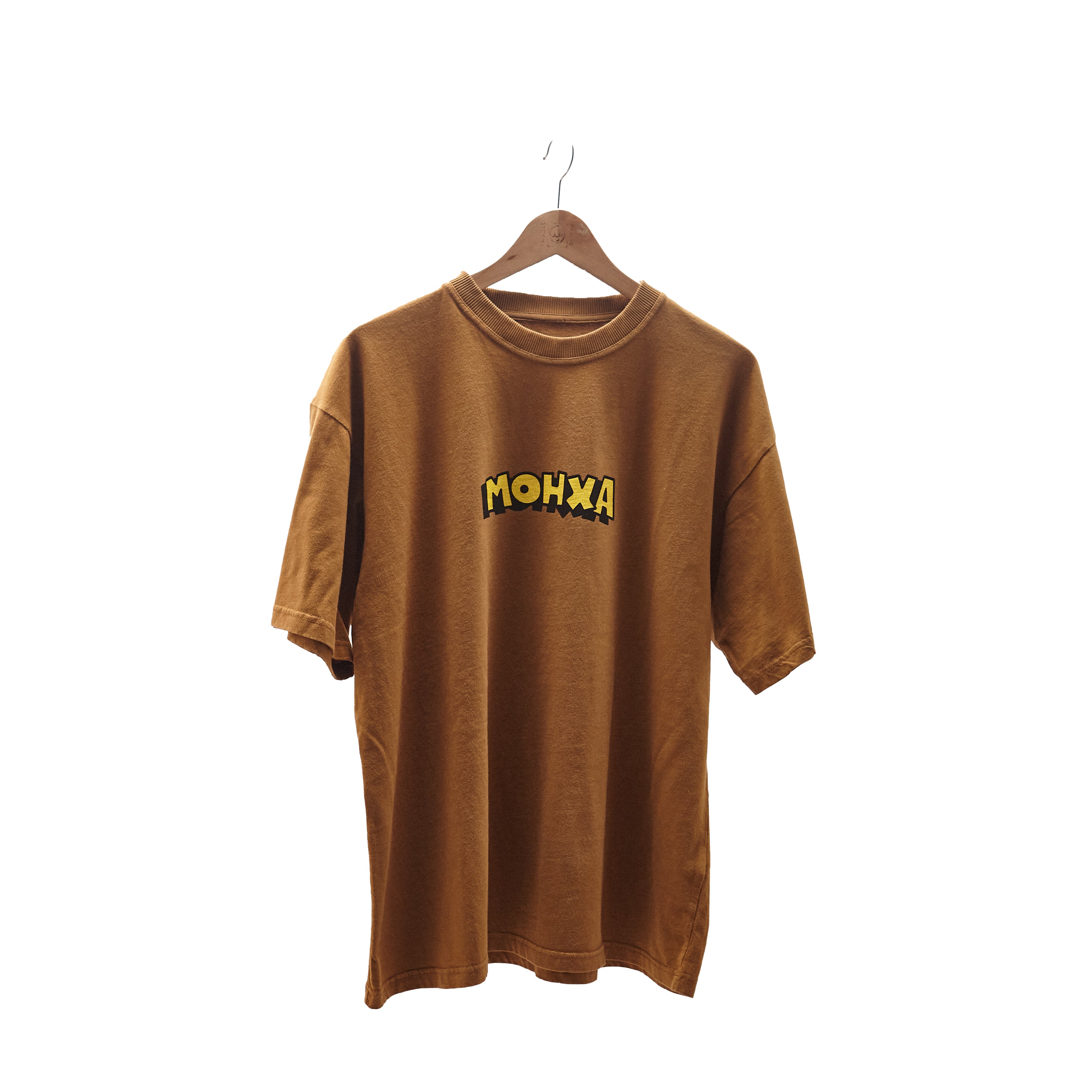 comic logo loose tee / cinnamon