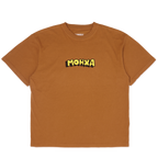 comic logo loose tee / cinnamon