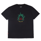 depressed tulips tee / black