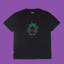 Load image into Gallery viewer, depressed tulips tee / black
