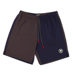 two tone swims shorts - grey / navy
