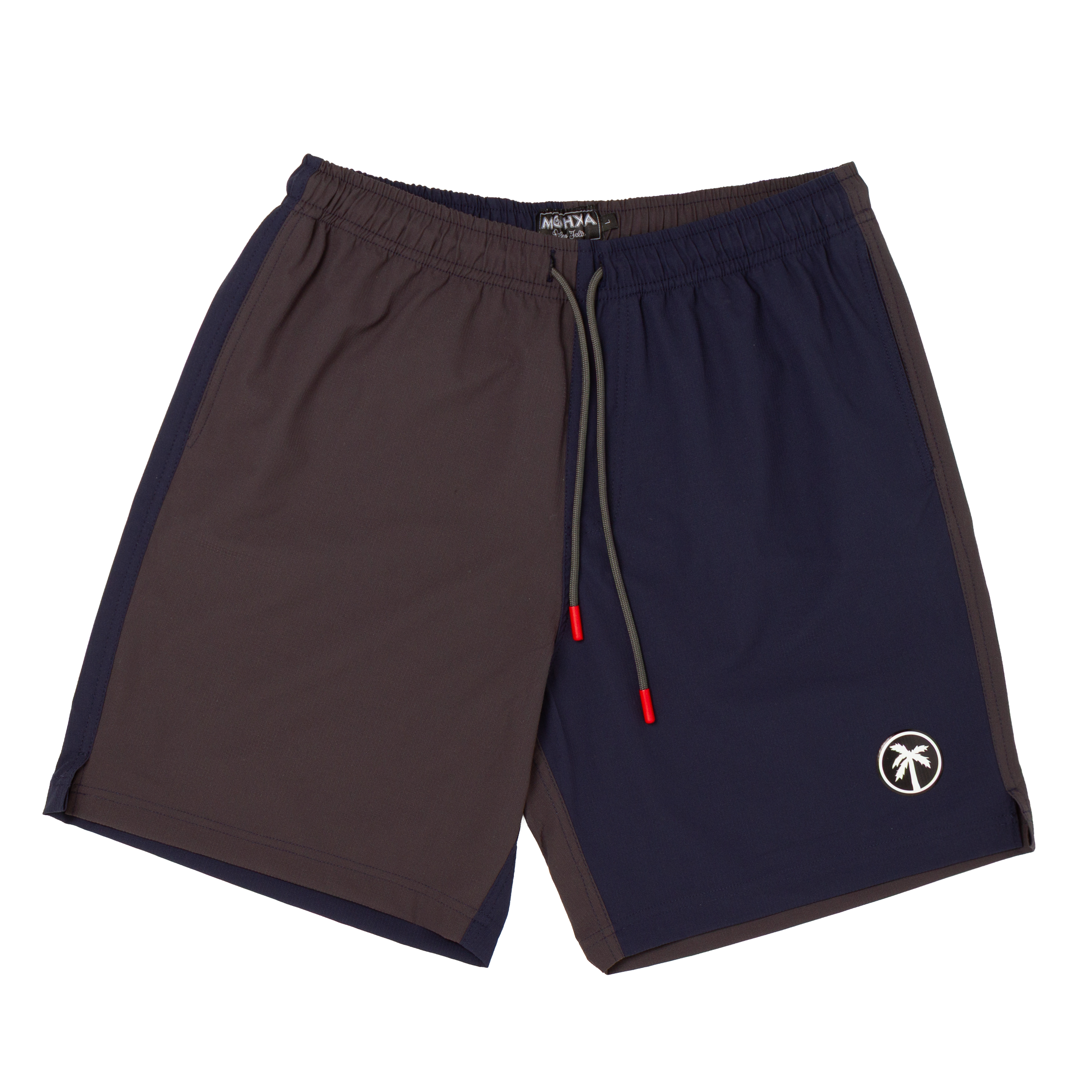 two tone swims shorts - grey / navy