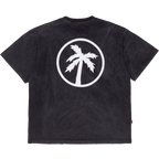 team loose tee / mineral washed black