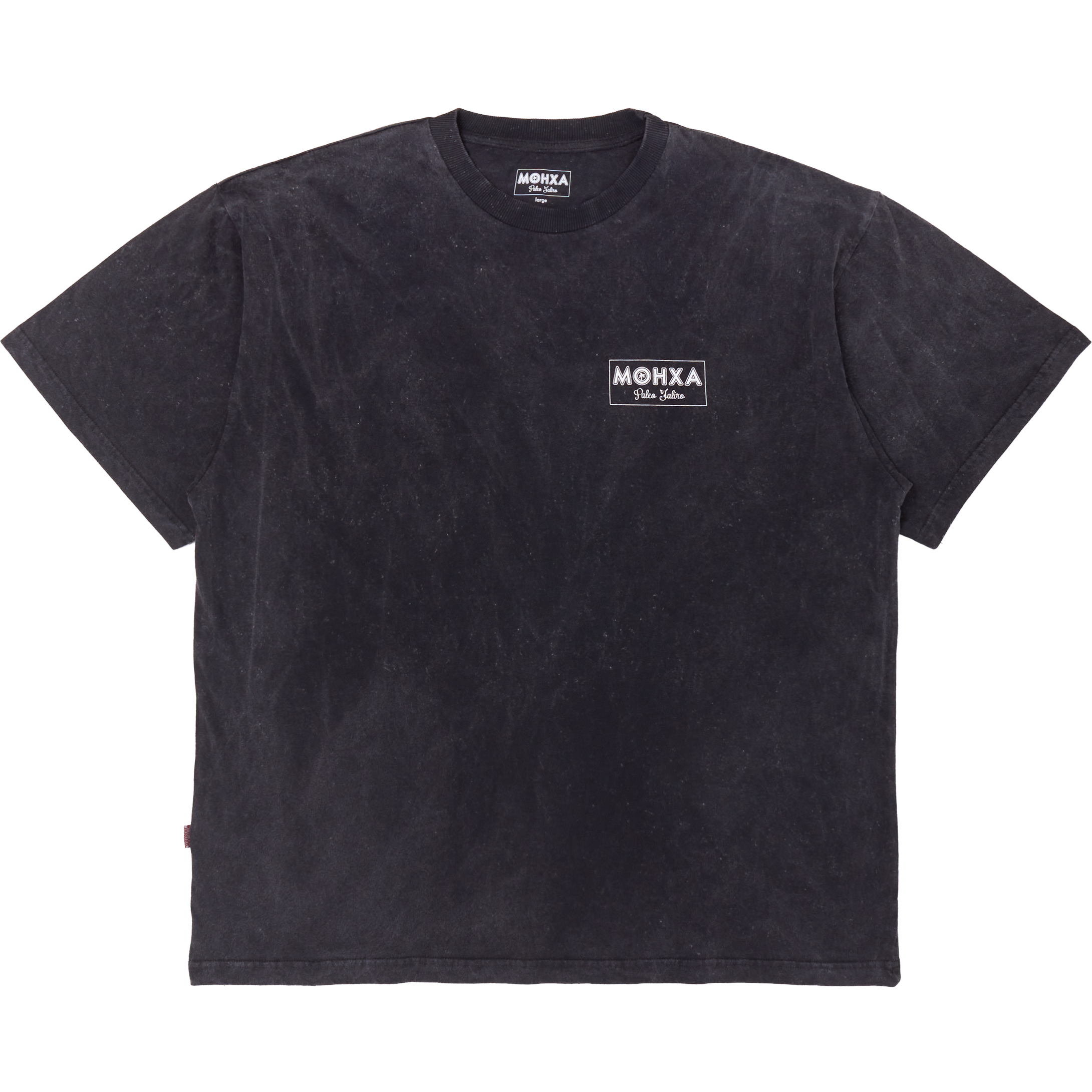 team loose tee / mineral washed black