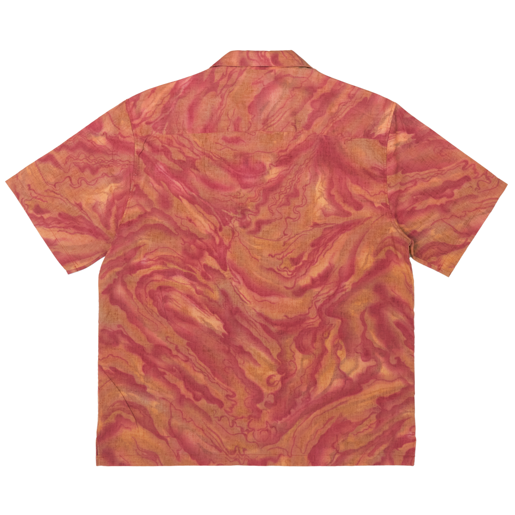 aura upcycled lapel shirt