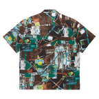 rizz upcycled lapel shirt