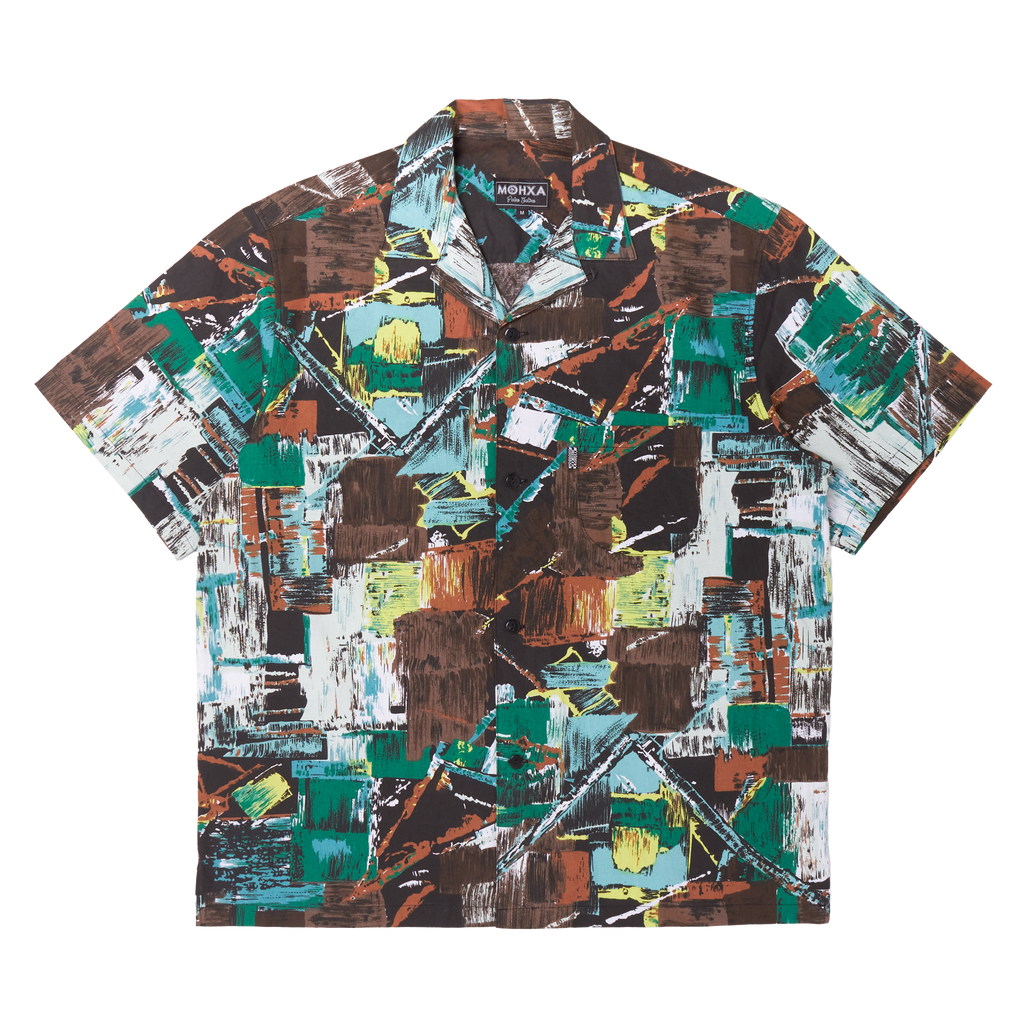rizz upcycled lapel shirt