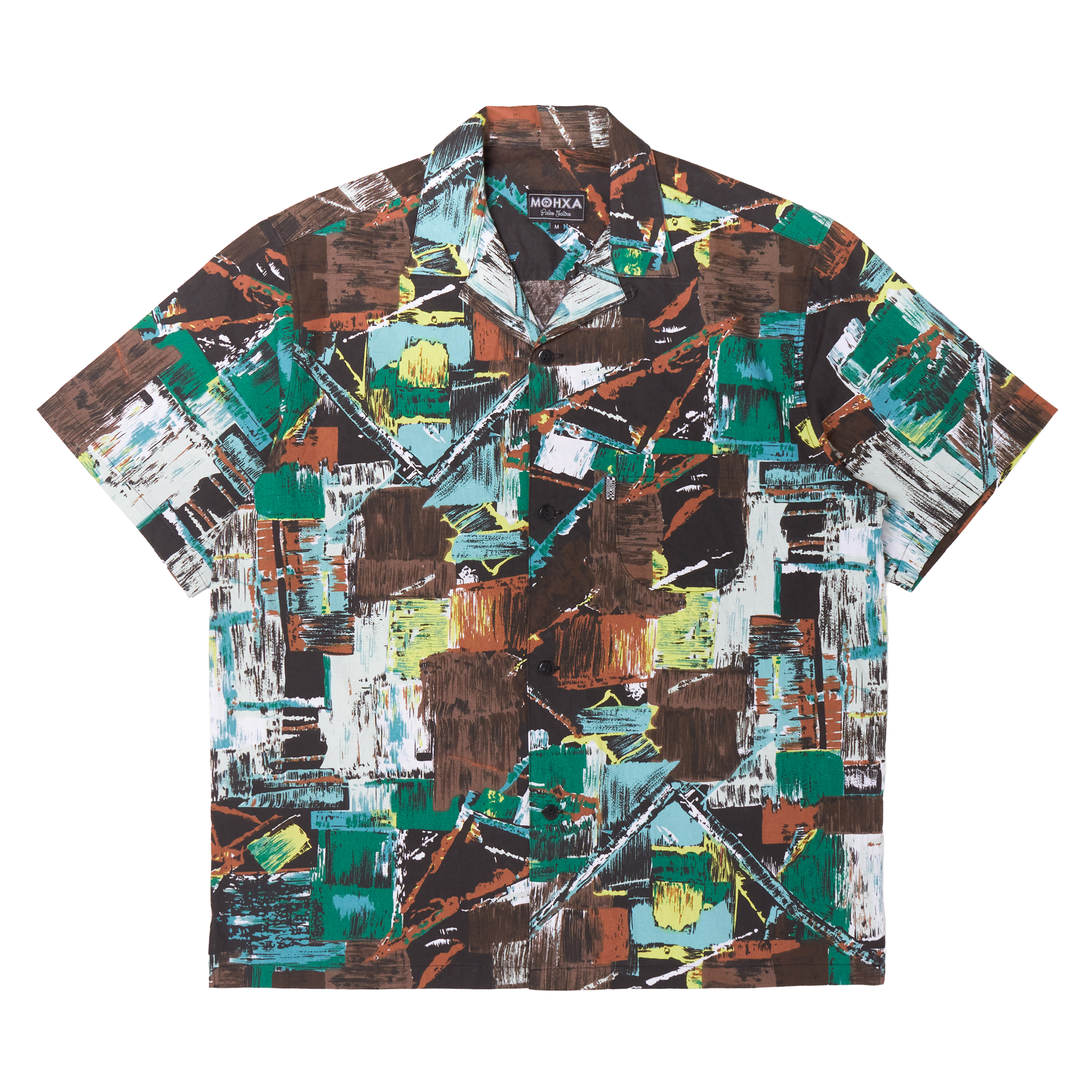 rizz upcycled lapel shirt