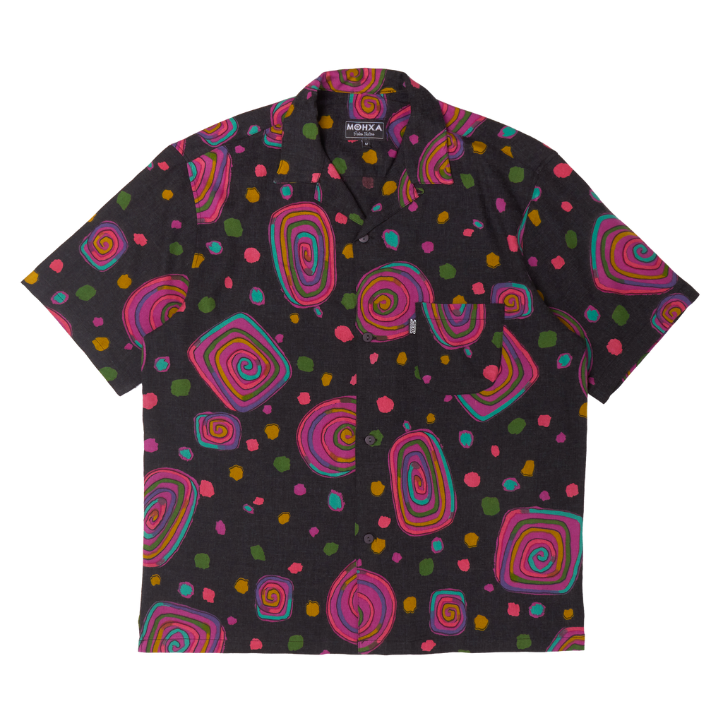 sigma upcycled lapel shirt