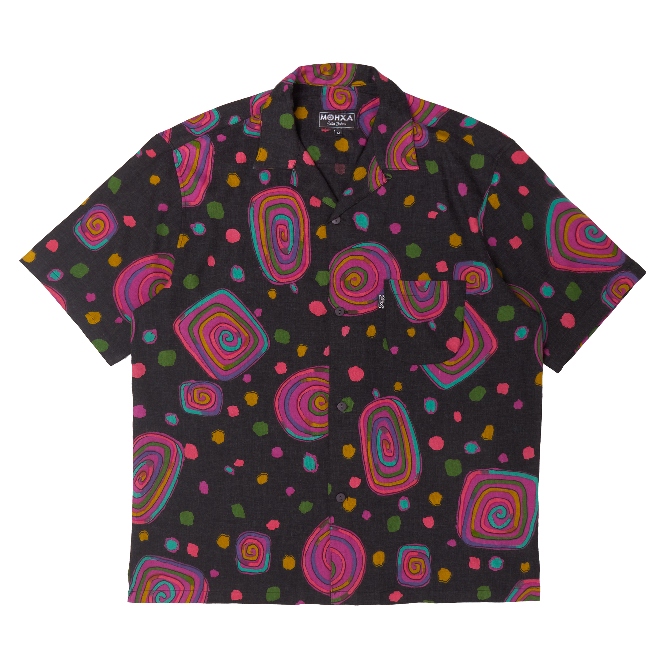 sigma upcycled lapel shirt