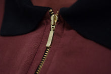 Load image into Gallery viewer, zip logo polo / burgundy
