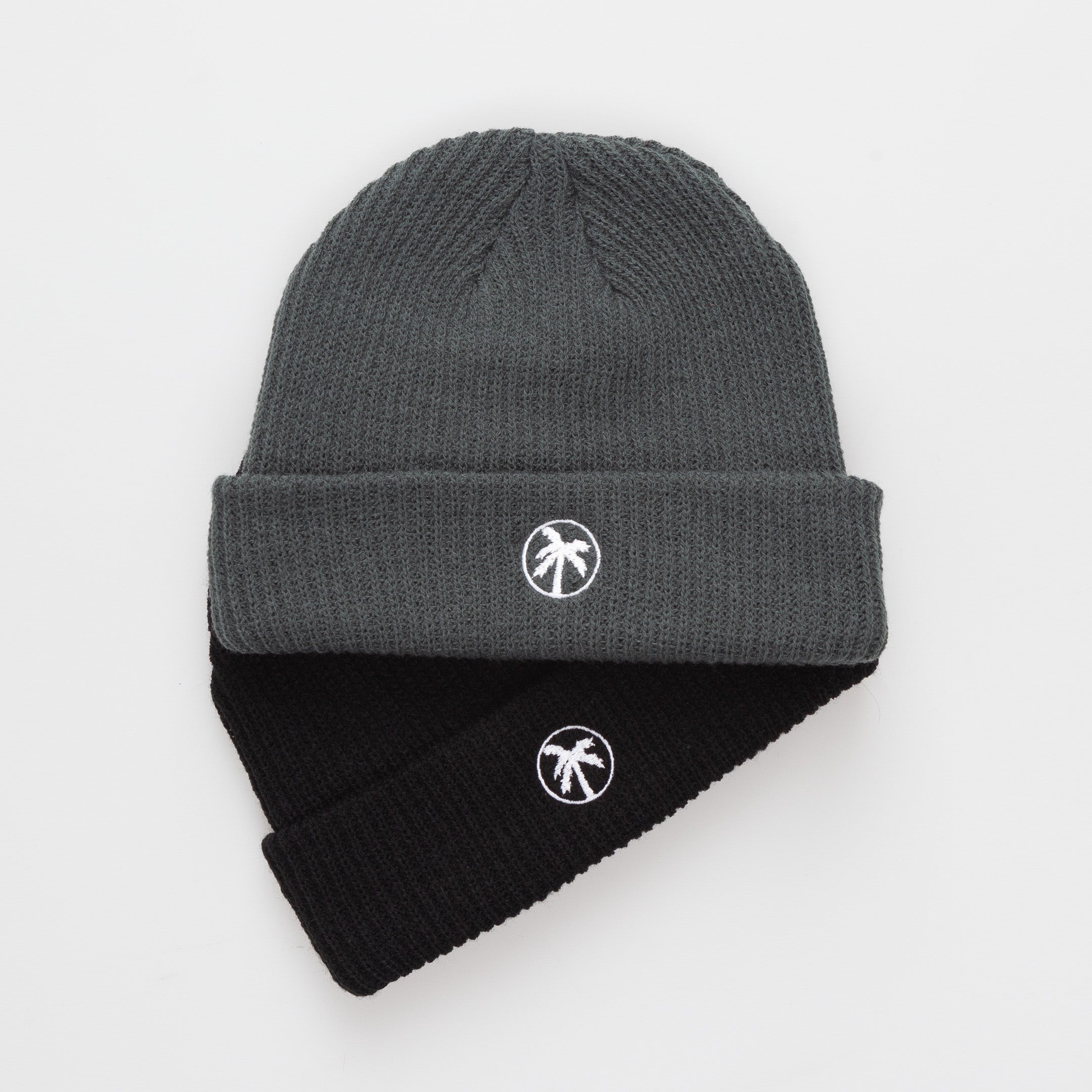 grey loose palms beanie