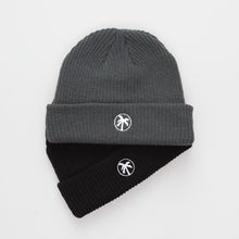 Load image into Gallery viewer, grey loose palms beanie
