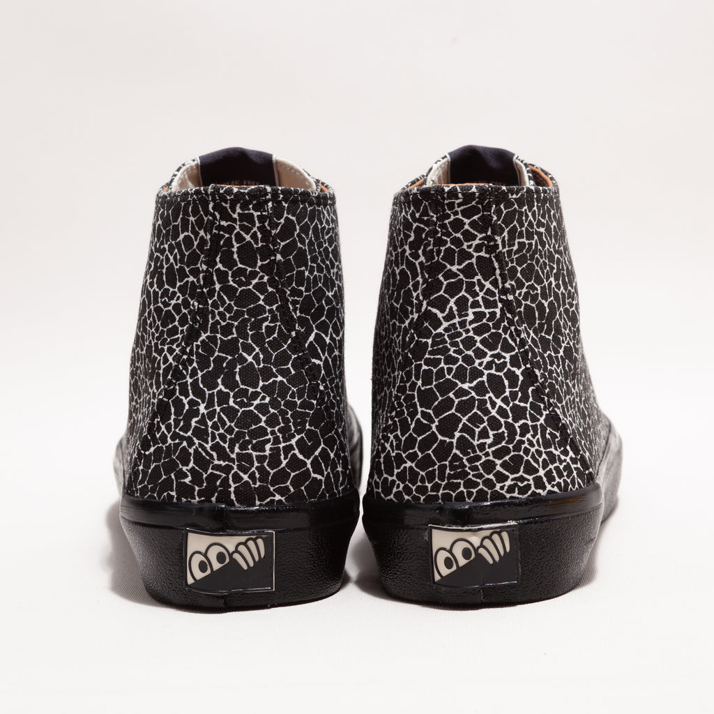 last resort ab VM003 canvas hi (cracked black-white / black)