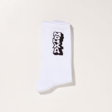 Load image into Gallery viewer, scroller socks / white
