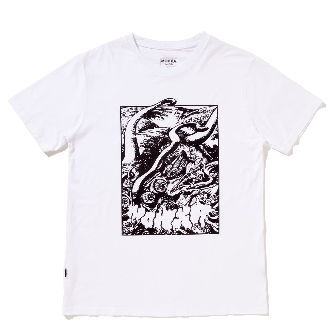 space eaters tee / white